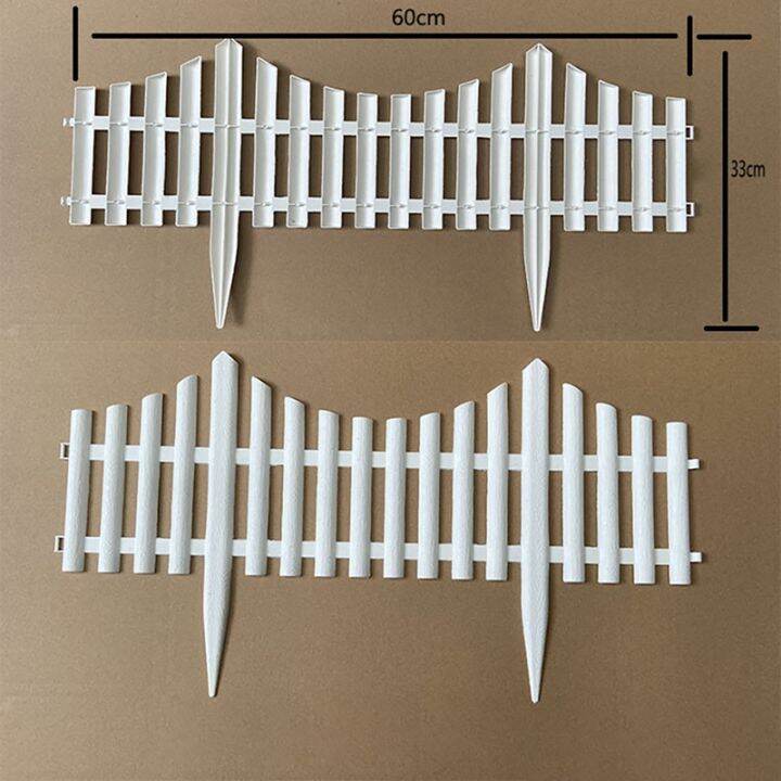 6pcs-courtyard-indoor-or-outdoor-garden-fence-plastic-fence-kindergarten-flower-small-fence-diy-fence-decoration