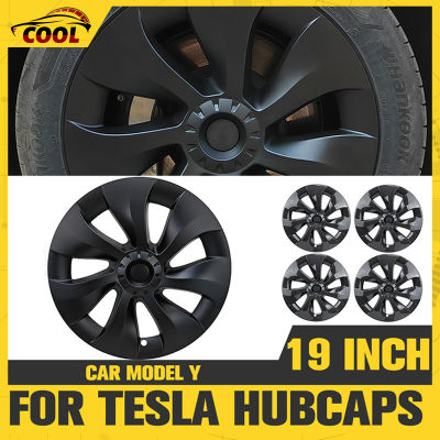 【No Logo】Model Y Hub Caps 4PCS Performance Replacement Wheel Cap For Tesla Model Y Full Cover Hubcap 2019 2020 2021 2022