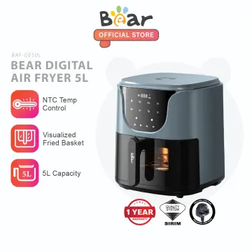 Bear Air Fryer, 3.6L Capacity, Knob Control