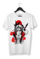 【HOT】unisexเสื้อยืดแขนสั้นคอกลมพิมพ์ลาย Naruto100%cotton