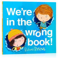 Oxford boutique picture book we went to the wrong book, the original English picture book we re in the Wrong Book! Childrens creative interactive picture story book parent-child early education enlightenment cognition Richard Byrne paperback