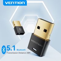 Vention USB Bluetooth Adapter Music Audio Receiver แล็ปท็อป Transmitter สําหรับ PC Wireless Mouse Music Dongle Apt-X Bluetooth 5.1