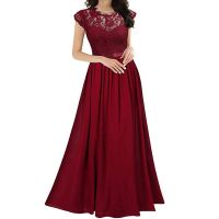 【CC】 Womens Mother Of The Bride Color Hollow Out Waist Wedding Guest Vacation Robe