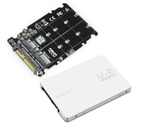 โปรโตคอลคู่ M.2 NVMe &amp; NGFF SSD เป็นอะแดปเตอร์ SFF-8639 U.2เพื่อการเข้าถึงข้อมูลที่เร็วขึ้น