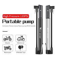 【CW】 Bicycle Pump Mini Portable MTB Road Bike Pump Cycling Inflator Presta Schrader Valve Hose Pumps Bicycle Accessories