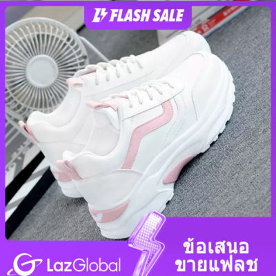 One Mall Plus รองเท้าผู้หญิงรองเท้าแฟชั่นญรองเท้าผ้าใบผู้หญิง2021 รองเท้าลำลองเกาหลีใหม่รองเท้ากีฬารองเท้าวิ่ง