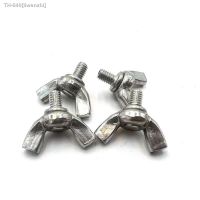 ﹍☃✤ 1/2/5/10pcs M3 M4 M5 M6 M8 M10 M12 DIN316 304 Stainless Steel Hand Tighten Toolless Adjust Bolt Butterfly Wing Head Thumb Screw