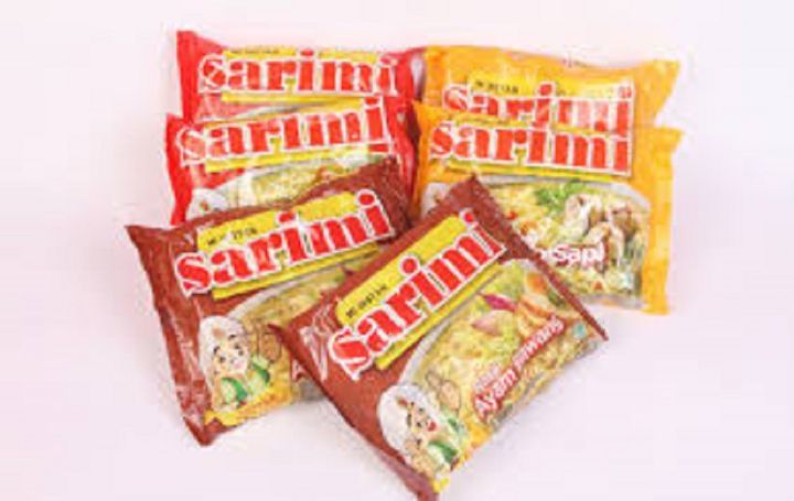 Sarimi Mie Instant 75g Ayam Bawang Soto Baso 1 Paket Isi 5 Bungkus All