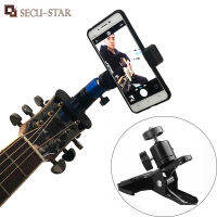 【Ready Stock】SECU-STAR Guitar Head Clip Mobile Phone Holder Live Streaming Bracket Clip Head Tripod Stand