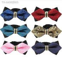 ✶℡✧ New Bowtie Groom Mens Colourful Plaid Cravat Gravata Fashion Male Butterfly Wedding Luxurious Bow Ties for Men Gift Accessories