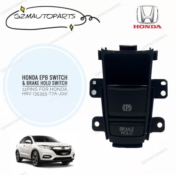 HONDA EPB SWITCH & BRAKE HOLD SWITCH 12PINS FOR HONDA HRV (35355T7A