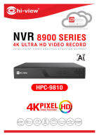 เครื่องบันทึก ระบบ ไอพี  Hi-view รุ่น HPC-8910  (NVR) 10 Ch. สินค้ารับประกัน 2ปี