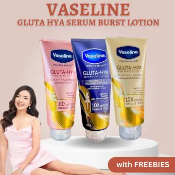 Buy Vaseline Essential Even Tone Smooth Radiance Gluta-Hya Serum Burst UV  Lotion 200ml online