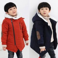 【CC】 Kids Fleece Coat 2022 Boys Jacket Children Clothing Hooded Warm Outerwear 4 6 8 10 12 Years