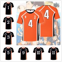 ❀❀ new volleyball boy haikyuu anime character printing trendy brand casual sports short-sleeved T-shirt