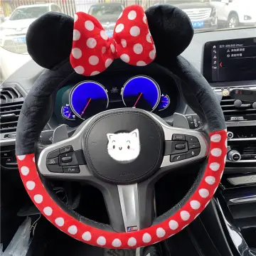 Mickey Mouse Car Steering Wheel Covers PP982 Faux Leather Cover