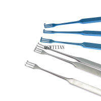 Retractor Rake Double Head Double Claws ศัลยกรรมกระดูกเครื่องมือสัตวแพทย์