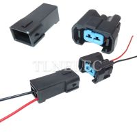 2 Pin Way Auto Fuel Spray Nozzle Wiring Terminal Connector With Wires Car Male Female Docking Socket 6189 0533 1996 2002