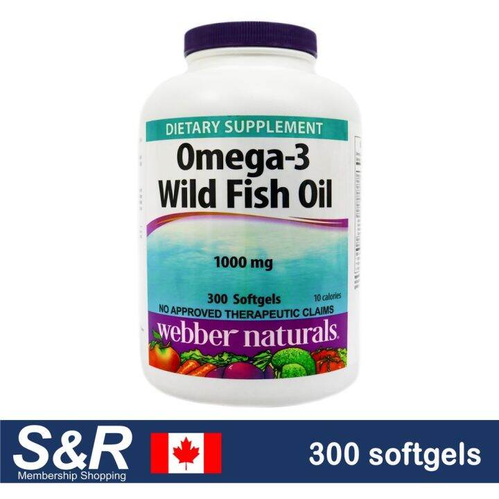 ber Naturals Omega3 Wild Fish Oil 1000mg 300 softgels Lazada PH