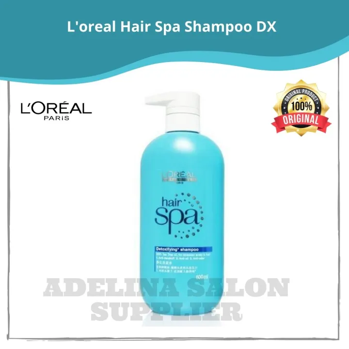 L'oreal Hair Spa Shampoo DX Sampo Rambut Salon 600 mL // Loreal Hair Spa Shampo Ketombe