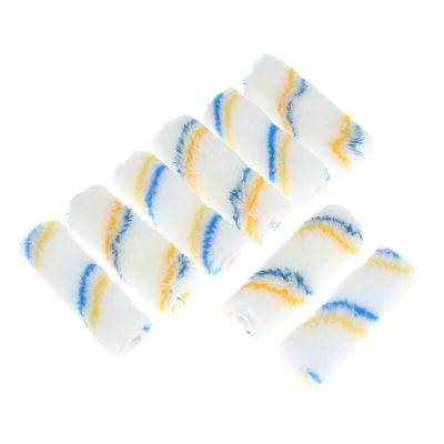 10pcs 4 inch Craft Paint Foam Rollers Decorative Corner Roller Brush Sponge Paint Roller Sleeves Decorating Painting Tool Paint Tools Accessories