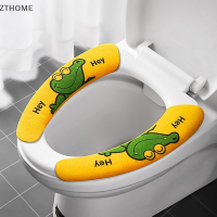 ZTHOME Universal toilet Seat COVER การ์ตูนห้องน้ำสติกเกอร์ห้องน้ำเหนียวเบาะล้างห้องน้ำเครื่องทำความร้อนเบาะเบาะเบาะ