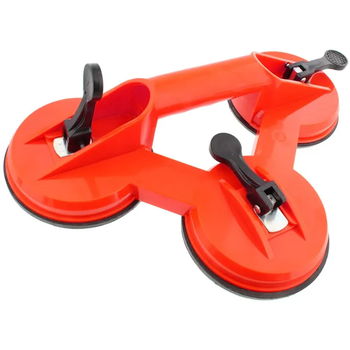 100kg Heavy Duty 3 Suction Cup Triple Pad Sucker Plate Glass Lifter