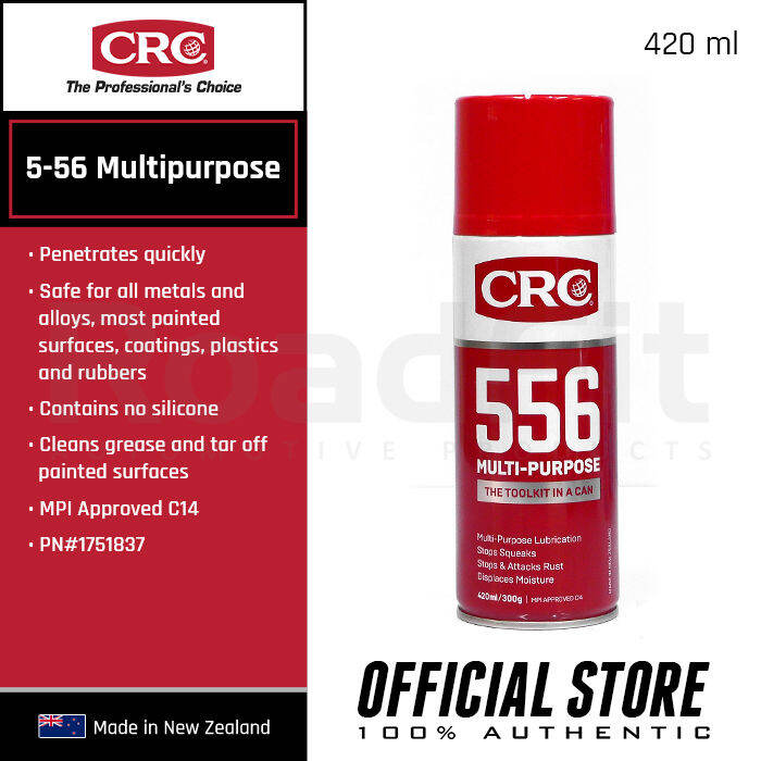 CRC 556 Multipurpose Spray Lubricant 420ml, 1 Spray Can, PN1751837