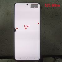 Original 6.8 จอ LCD สำหรับ Samsung Galaxy S21 Ultra 5G G998 G998U จอแสดงผลหน้าจอสัมผัส Digitizer สำหรับ Samsung S21 Ultra LCD G998B