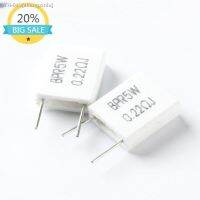 ☸ 10 pcs 5W 0.22 ohm 0.22R BPR56 Non-inductive Ceramic Cement Resistor Electronic Component