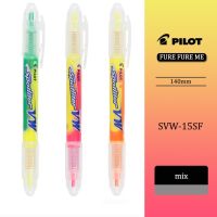 3ชิ้น Pilot Svw 15sl สมมาตรสองหัวสองสีเน้นทำรายงานด้วยมือปากกามาร์กเกอร์เป็นมิตรกับสิ่งแวดล้อมใหม่