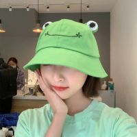 【CW】 Fashion Frog Hat for Plain Panama Outdoor Hiking Beach Fishing Cap Female Sunhat Bob