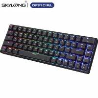 SKYLOONG GK68 68 Keys Mechanical Keyboard Mini Portable 65% SK68 Optical Hot Swappable RGB Gamer Gaming Keyboards for PC Win Mac