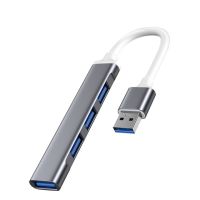 USB 4พอร์ต3.0ฮับ USB USB ตัวแยกชนิด C 5Gbps สำหรับคอมพิวเตอร์พีซีอุปกรณ์เสริมสำหรับ Macbook ฮับหลายพอร์ท4 USB 3.0 2.0พอร์ต