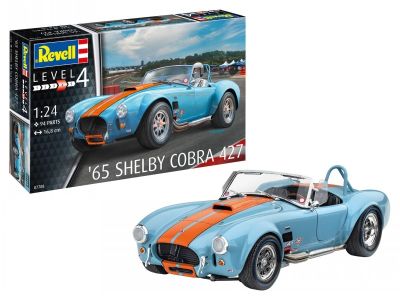 Revell โมเดลพลาสติก07708 1/24 65 Shelby Cobra 427โมเดลอาคารหุ่นประกอบสำหรับ Dam Hoy ของเล่นแบบทำมือ