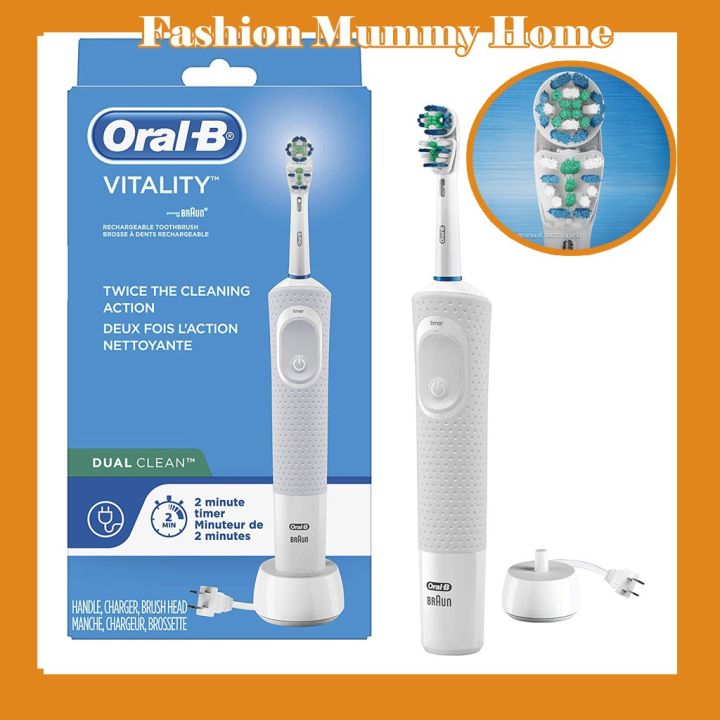 Oral-B Vitality Precision Clean Electric Toothbrush Powered By Braun M ...