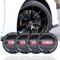 Style 4Pcs toyota TRD racing Sticker Wheel Center Hub Caps emblem U-215