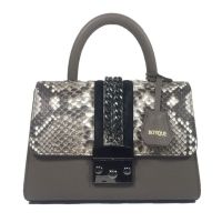 Xotique Mini Como Bag Taupe หนัง Python