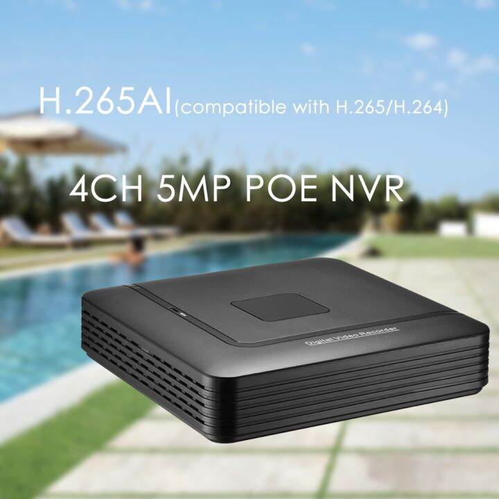 j44-azishn-h-265ai-h-264-8mp-4ch-ระบบบันทึกความเคลื่อนไหวแบบ-hd-nvr-กล้องวงจรปิด-onvif-dvr-poe-48v-p2p-เครื่องบันทึกวีดีโอเครือข่ายมาตรฐานกลางให้กล้องไอพีสื่อสารกับอุปกรณ์บันทึก