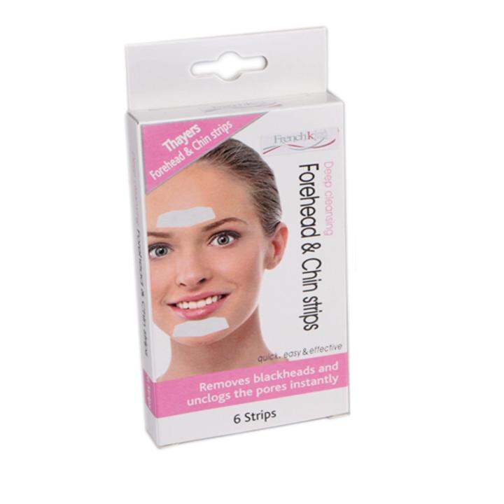 French Kiss Deep Cleansing Chin and Forehead Pore Strips with Tea Tree ...