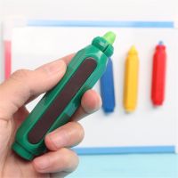 【YD】 Safe Dustless Magnetic Chalk Holder Non-Toxic Cover Colorful Clip Teacher Blackboard Chalkboard School Supply