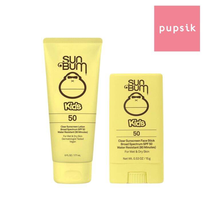 Sun Bum Kid's SPF50 Clear Sunscreen Face Stick/Lotion (2 Types