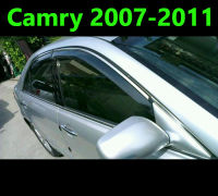 (ส่งฟรี) กันสาดขอบโครเมี่ยม Camry ACV40 2007 2008 2009 2010 2011