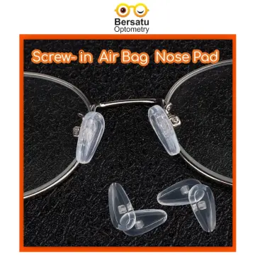 Glasses Nose Pads Air Chamber Cushion Soft Silicone Spectacle Pads Push  Screw On