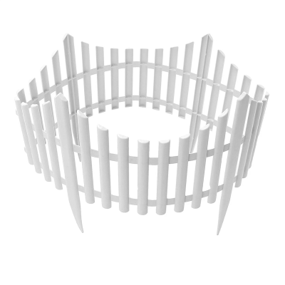 12Pcs Courtyard Indoor or Outdoor Garden Fence Plastic Fence Kindergarten Flower Small Fence DIY Fence Decoration