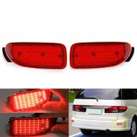 Car Rear Bumper LED Tail Brake Light Reflector Light Red Lens for Previa Estima 30 Series Car Accessories