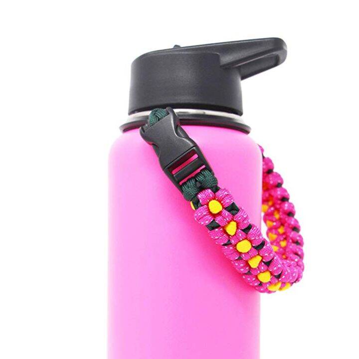 Water Bottle Handle Strap Cup Holder Fits Wide Mouth Paracord For Hydro  Flask