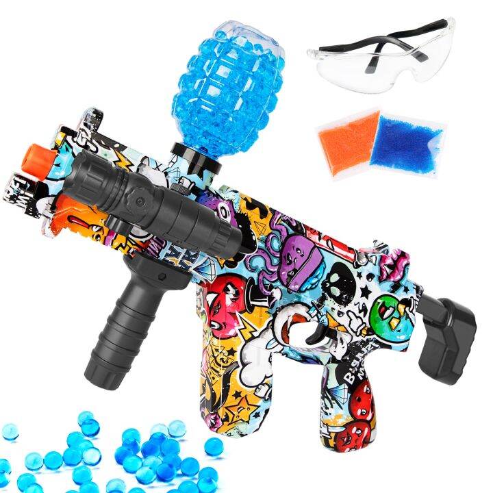 Electric Gel Blaster Gel Ball Blaster With 10000 Water Beads, Full Auto ...