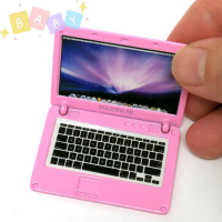 FactoryOutlete?Cheap? 1:12 MINI LAPTOP Miniature Scene รุ่นอุปกรณ์ตุ๊กตาขนาด