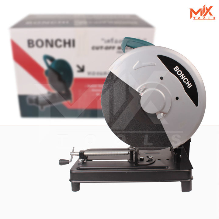 bonchi-แท่นตัดไฟเบอร์-เครื่องตัดไฟเบอร์-14-นิ้ว-2-500-วัตต์-แท่นตัดเหล็ก-สำหรับงานหนัก-พร้อมใบไฟเบอร์-14-นิ้ว-สีน้ำเงิน14-350
